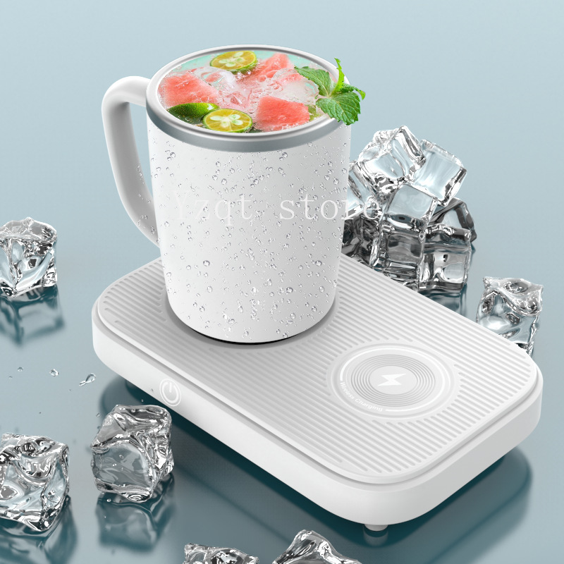 Home Office Of Amazon - Amazon越境新商品 急速冷却カップ 家庭・オフィス用デスクトップ冷却カップ 飲料加熱・保温コースター