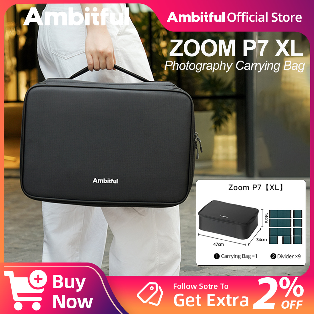 Home Office Zoom - Ambitful ZOOM P7II XL 写真撮影用収納バッグ 旅行バッグ