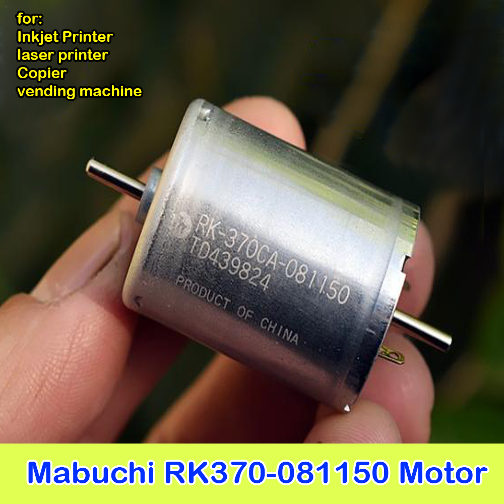 Laser Printer Home - Mabuchi-カーボンブラシモーターRK370-081150 dc,12v-24v,3450rpm,ダブルシャフトモーター,インクジェットプリンター用低速,レーザーコピー機,自動販売機