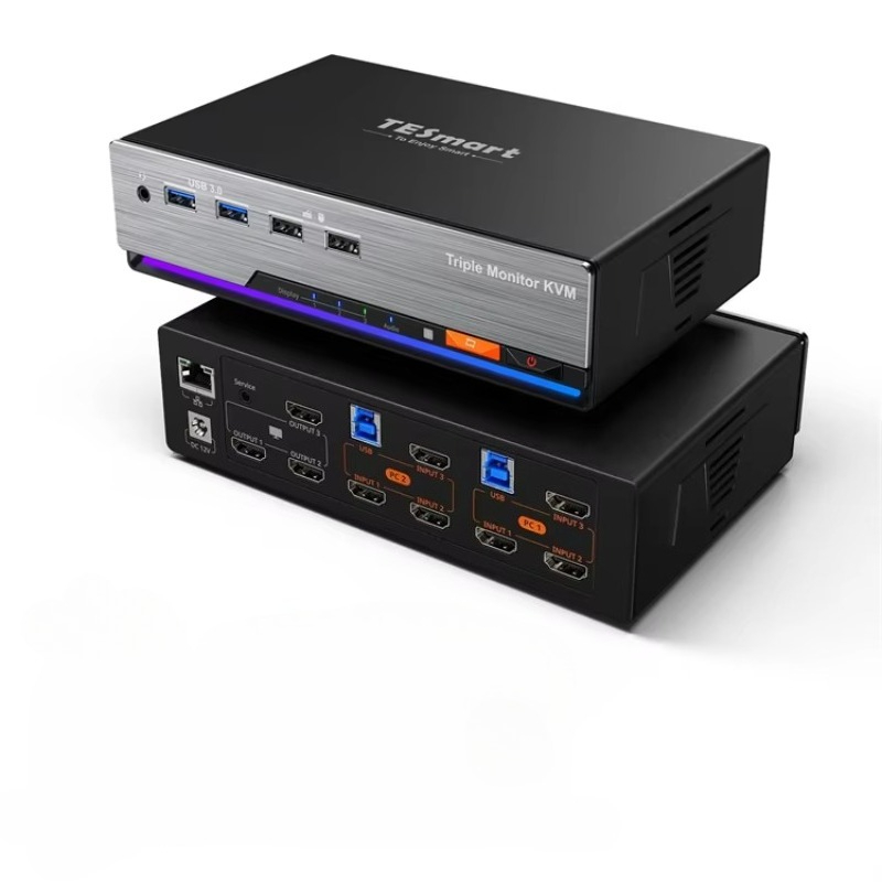 Home Office Kvm Switch - 4K 60Hz HDMI KVMスイッチ EDIDコントローラー ポータブル