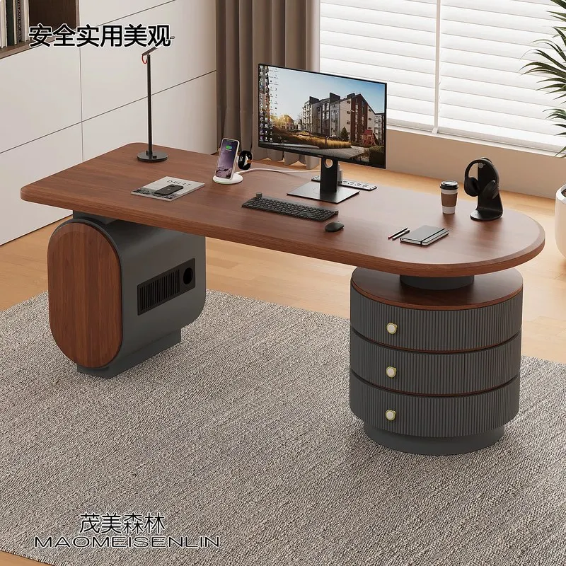 Home Office Trend - 80 N モダンミニマリストコンピューターデスク ホームオフィス用テーブル 2026年新トレンド エグゼクティブワークステーション