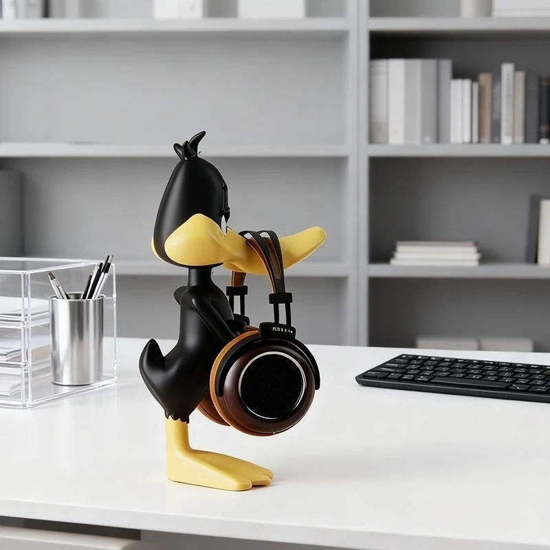 アヒルヘッドフォンスタンドクリエイティブヘッドセットホルダー - Home Office Headset のレビューと価格