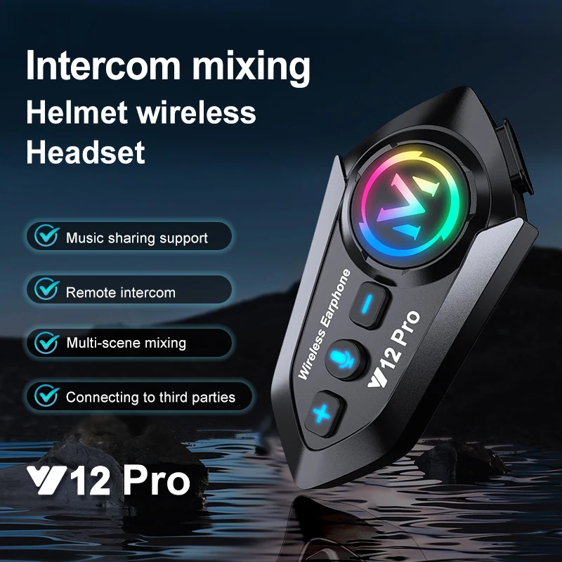 Y12 Pro バイク用ヘルメット Bluetooth ヘッ - Home Office Headset のレビューと価格