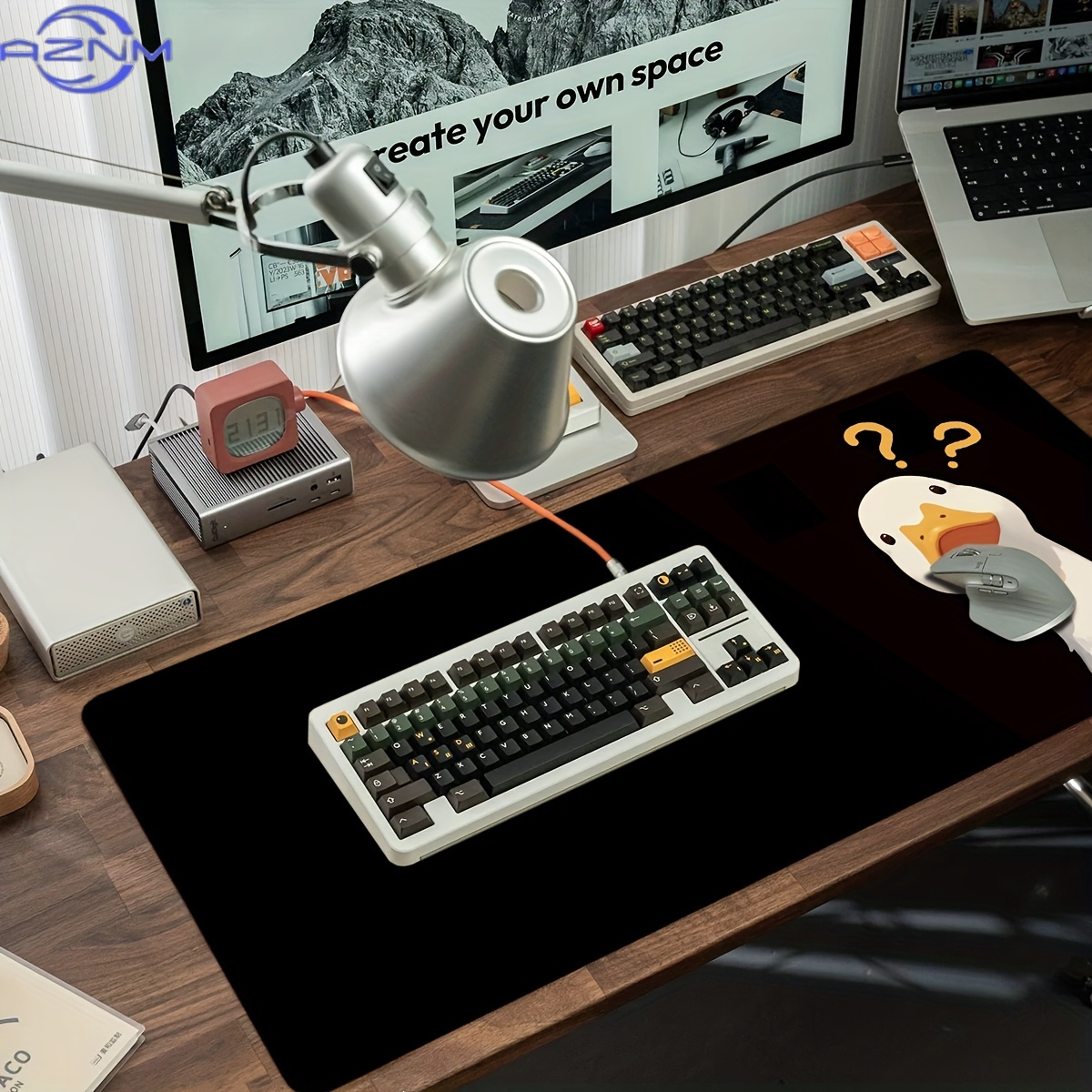 かわいらしいアヒルをモチーフにしたデザイン、クエスチョンマー - Home Office Questions のレビューと価格