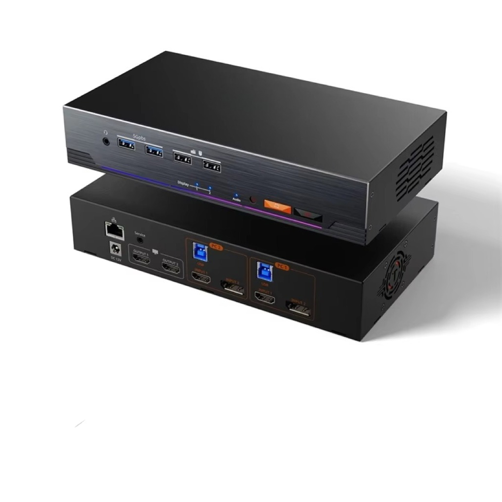 TESmart KVMスイッチ 8K 2x2 デュアルDP  - Home Office Kvm Switch のレビューと価格