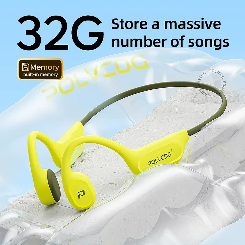 POLVCDG X9 骨伝導スイミングイヤホン 32G IP - Home Office Headset のレビューと価格