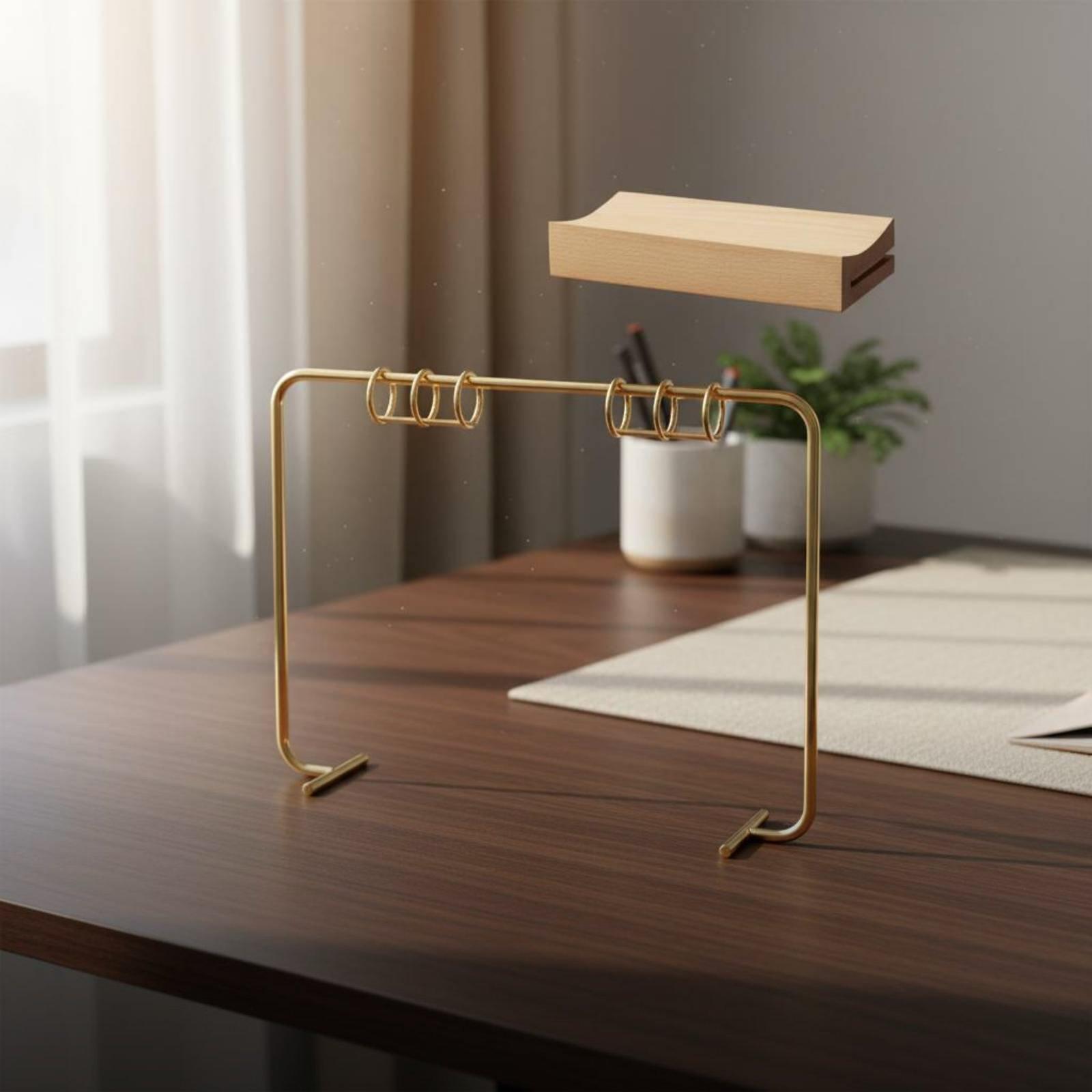 木製ベースカレンダースタンド 安定した手作りの卓上カレンダー - Home Office Gadgets のレビューと価格