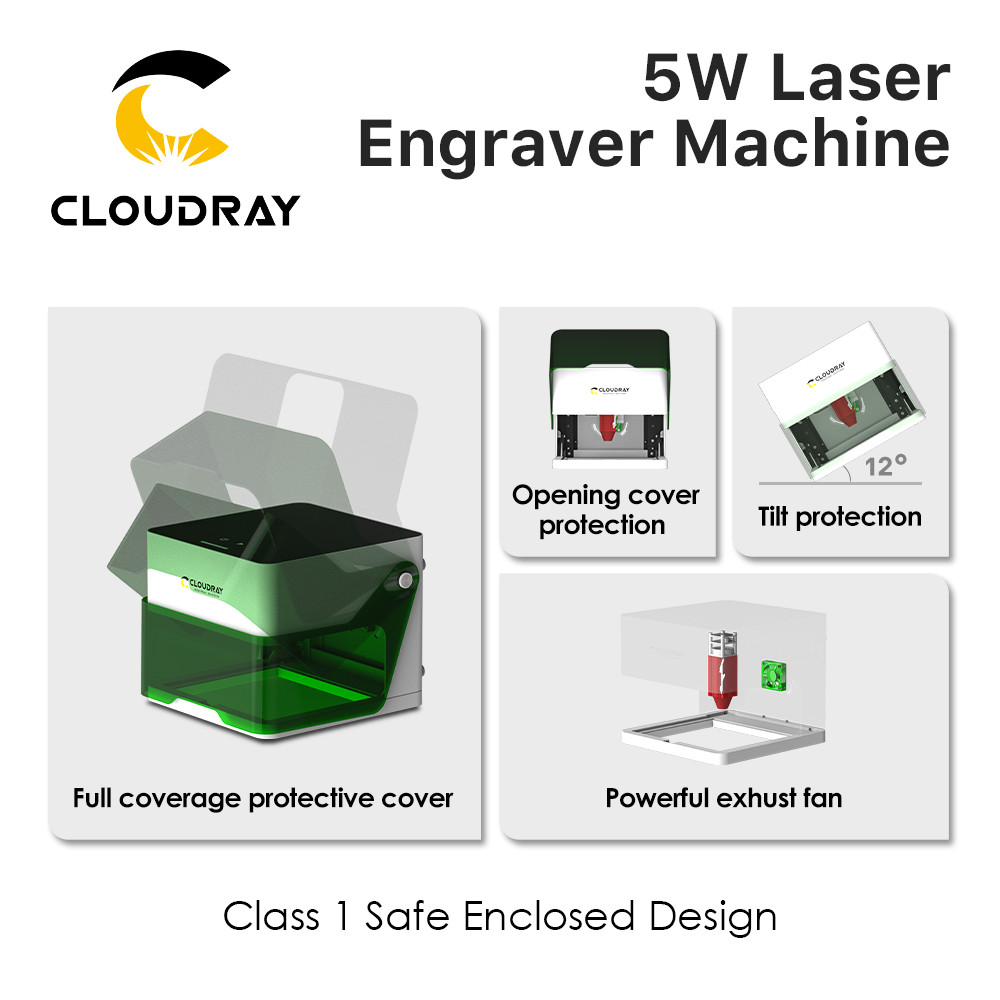 Cloudrayレーザー彫刻機BM1マークプリンターカッター - Laser Printer Home のレビューと価格